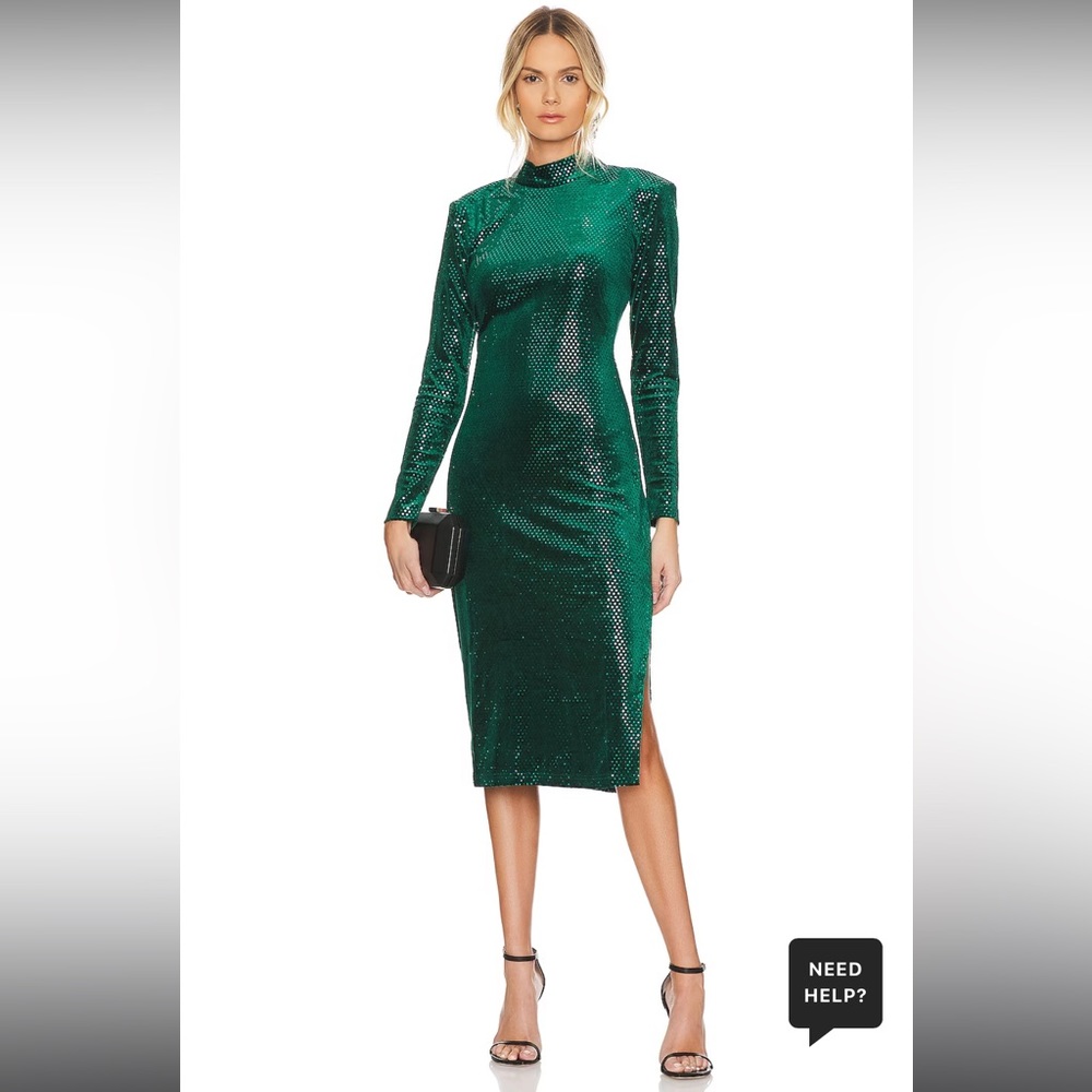 Revolve Evelina Dress in Ponderosa Pine